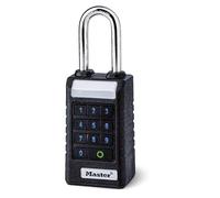 Master Lock 6400EURLJENT Professional Bluetooth Smart Padlock [Bluetooth Compatible with Smartphones] [Long Shackle] [Weatherproof], Black