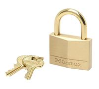 Master Lock 645EURD Key Padlock with Brass Body and Shackle, Gold, 6,2 x 4,4 x 1,3 cm