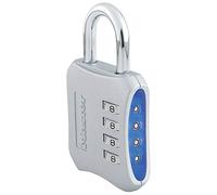 Master Lock 653D Locker Lock Set Your Own Combination Padlock, Gold, 1 Pack