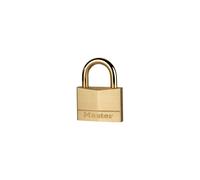 Master Lock 655 Solid Brass 50mm Padlock With Brass Plated Shackle
