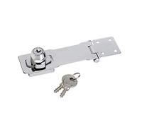 Master Lock 725EURD Door Hasp with integrated Key Lock, 11,8 x 4,1 cm