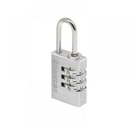 Master Lock Combination Padlock Aluminium Silver H31mm W20mm Standard