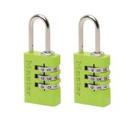 Master Lock 7620EURTCOL Aluminium 3-Digit Combination 20Mm Padlock Colour X 2