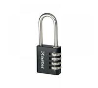 Master Lock Black Aluminium Combination Padlock (H)102mm (W)40mm