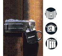 Master Lock 7804EURD Laminated Padlock with Key and Thermoplastic Cove