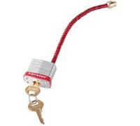 MASTER LOCK 7C5RED FLEXI STEEL SHACKLE LOCKOUT PADLOCK