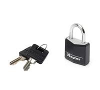 Master Lock 9130EURDBLK Aluminium Black Vinyl Cover 30Mm Padlock 4-Pin