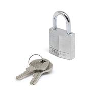Master Lock 9130EURDCC Key Padlock in Aluminium, Grey, 3 x 5,2 x 1,6 cm