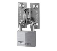 Master Lock 914060REURD Pack of Angled Padlock Eyes and Keyed Padlock