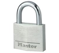 Master Lock Key Padlock 9140EURD - Aluminium, Grey, 40 mm