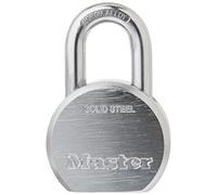 Master Lock 930DPF, 2-1/2 in. Wide | Keyed Padlocks, Steel Padlocks, Boron Alloy Shackle Padlocks, Keyed Different Key, Silver, 7/16 in Dia Shackle