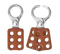 Master Lock 416 Aluminum Lockout Hasp, Red & Silver, 11.4 cm x 4.3 cm x .8 cm