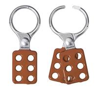 Master Lock 417 Aluminum Lockout hasp, 38mm jaw Clearance, Red & Silver, 12.2 cm x 4.4 cm x 1.3 cm