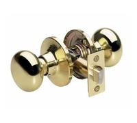 Master Lock BCO0403 Passage Door Knob Polished Brass