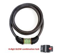 Master Lock Bicycle Cable Glow Combination Lock 12mm X 1.8m 8190