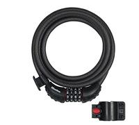 Master Lock 8120E Black Braided Steel Combination Cable 1.8m x 10mm