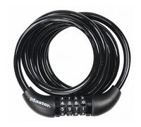 Master Lock Bike Cable Lock, Combination, 1.8 m Coiling Cable, Outdoor 8221EURDPRO - Use with all kinds of Bike, Skateboards, Strollers, Lawnmowers