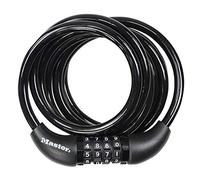 Master Lock 8221E Black Self Coiling Combination Cable 1.8m x 8mm