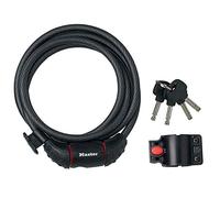 Master Lock 8130E Black Braided Steel Keyed Cable 1.8m x 10mm