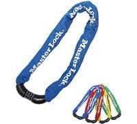 Master Lock Bike Chain Lock, Combination Lock, 90 cm Chain, Random Color 8392EURDPROCOL - Use with Electric, Mountain, Road, Folding Bikes