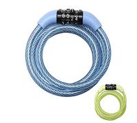 Master Lock Bike Lock Cable, Combination, 1.2m Coiling Cable, Outdoor, Random Color 8143EURDPROCOL - Use with all kinds of Bike, Skateboards, Strollers, Lawnmowers and other Outdoor Equipment