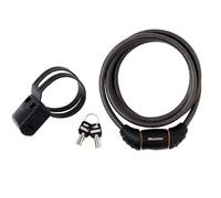 Master Lock Black Braided Steel Keyed Cable 1.8M X 10Mm Master Lock Black