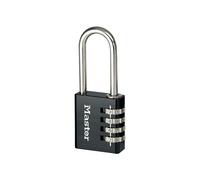 Master Lock Black Aluminium Combination Padlock (H)102mm (W)40mm