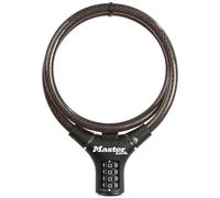 Master Lock 8229E Black Steel Rigid Combination Cable 0.9m x 12mm