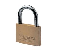 Master Lock CAD50 Magnum Padlock with Brass Body and Key, Gold, 6,6 x 5 x 1,1 cm