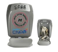 MASTER LOCK Certified Key Safe Wall Mounted, Medium 105 x 132 x 43 mm, Outdoor, Mounting Kit, for Home Office Industries Vehicles