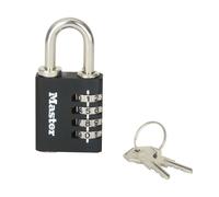 Master Lock Comb Padl +Override Key NEW