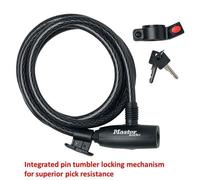 Master Lock Cable Lock Black 1800 x 10 mm
