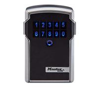 Master Lock Digital Lock Box for Keys with Code, Electronic Wall Mount Key Safe with Bluetooth Connection to iOS/Android App and Sharable Keypad Codes, 3-1/4 Inches Wide, 5441EC