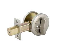 Master Lock DSC0532D Commercial One-Sided Cylinder Deadbolt, Satin Chrome by Master Lock