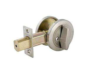 Master Lock DSC0532D Commercial One-Sided Cylinder Deadbolt, Satin Chrome by Master Lock
