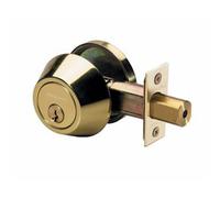 Master Lock DSO0603 Keyed Deadbolt Polished Brass