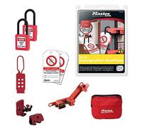 Master Lock Electrical Consignment Kit - Includes Dielectric Padlocks, Circuit Breaker Blocks, Maneuvering Defence Labels, Hooks