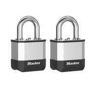 Master Lock Elite Laminated 45mm Padlock 25mm Shackle Pack of 2 MLKPK1T