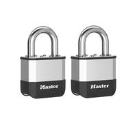 Master Lock Elite Laminated 52mm Padlock 25mm Shackle Pack of 2 MLKPK5T