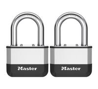 Master Lock Elite Padlock 67mm LS KA Twin Pack
