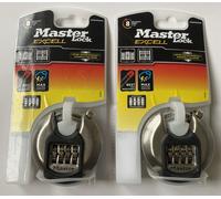 (99) Master Lock Excell 4 DIGIT Combination 70mm Padlock Mlkm40num
