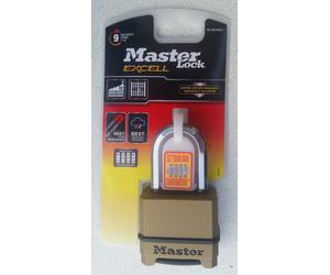 MASTER LOCK EXCELL 4 DIGIT COMBINATION PADLOCK M40EURDNUM M178EURD OR M175EURDLF