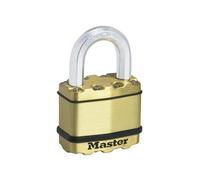 Master Lock Excell Br Finish Padlocks Multi Colour (50mm)
