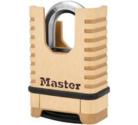 Master Lock Excell™ Closed Shackle Brass Combination 58mm Padlock