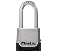 Master Lock Excell Heavy Duty Padlock Key & Combination with Extra Long Shackle