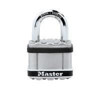 Master Lock Excellª Laminated Stainless Steel 51mm Padlock in Silver Master Lock Silver