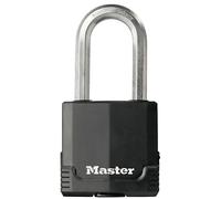 Master Lock Excell M515DLH Padlock Long Shackle 4 Keys Level 9 Security