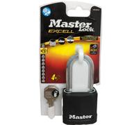 Master Lock Excell Padlock M515DLH RubberBORON CARBIDE 4 Keys Level 9 SHED GATE