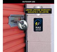 Masterlock Excell Stainless Steel Discus Padlock Pack of 2 Keyed Alike 70mm Standard