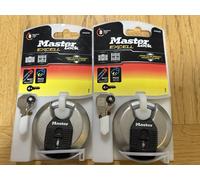Master Lock - Excell Stainless Steel Discus 70mm Padlock X 2